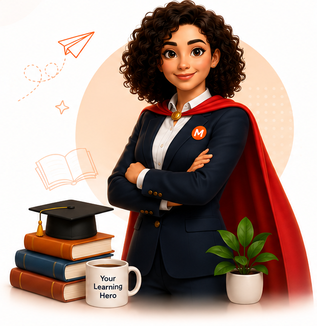 Mira learning hero illustration